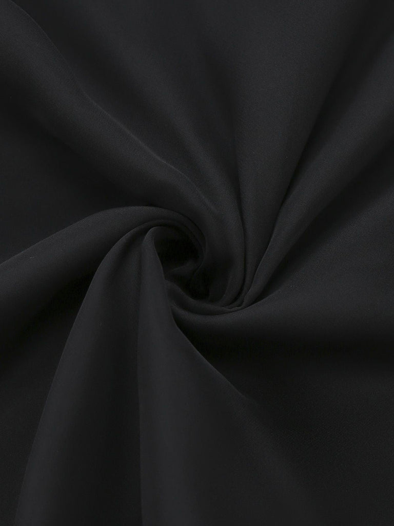 [Vorverkauf] Schwarz 1920er Perlen Pailletten Unregelmäßig Hem Kleid