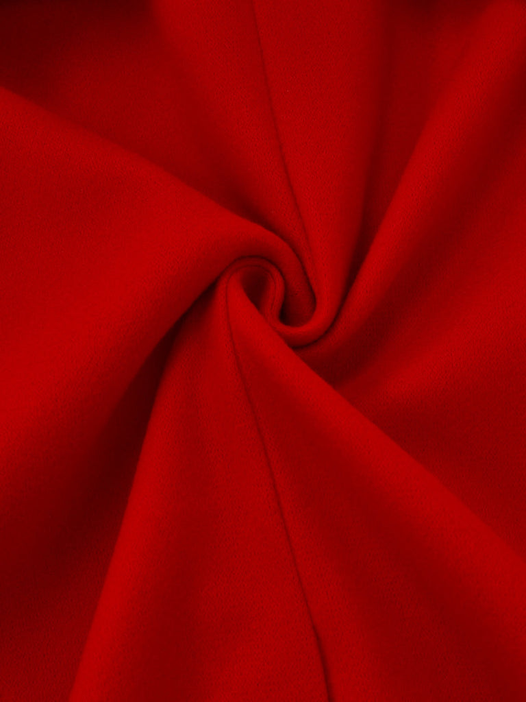 1950er Solide Zweireihiger Revers Trench Mantel