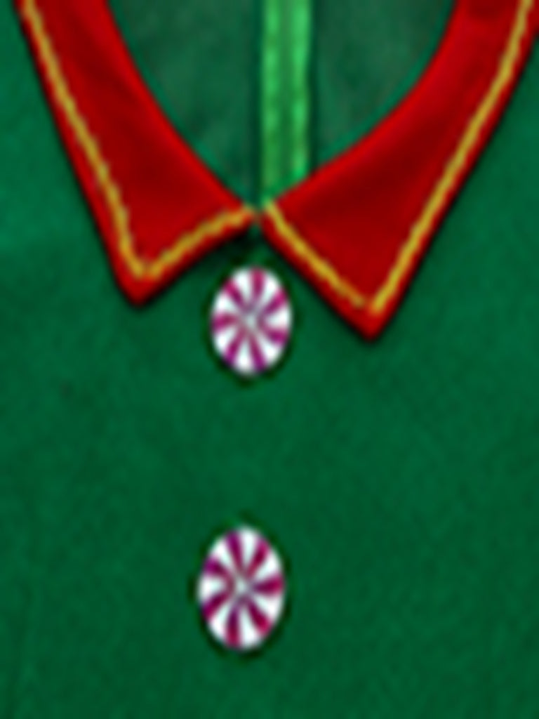 Grün 1960er Weihnachten Elf Cosplay Kostüm Kleid Set