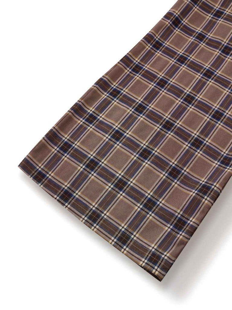 [Vorverkauf] Karamell 1930er Kariert Patchwork Stricken Jumpsuit