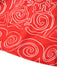 Rot 1960er Abstraktes Muster Cutout Twist Halter Kleid