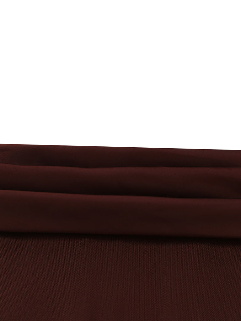 Trägerloses 80er Bodycon-Kleid mit Raffung und Schal