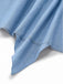 Blau 1960er Spaghetti Träger Denim High-Low-Saum Kleid