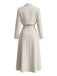 Elfenbein 50er Zweiteiler mit Midikleid und Bolero-Jacke