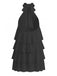 60er Swingkleid mit Neckholder und Rüschen