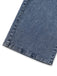 Blauer 30er Jeans-Jumpsuit mit Gürtel und Knopf
