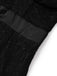 Schwarzes 60er Midikleid mit Blumen-Spitze