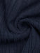 Blaues 50er Top & Hose Set mit Struktur und Rüschen