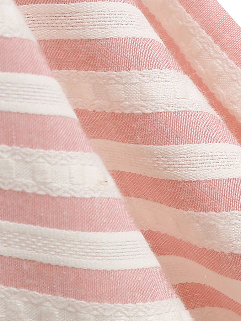 50er Sailor Kleid mit Puffärmel und Bindeband