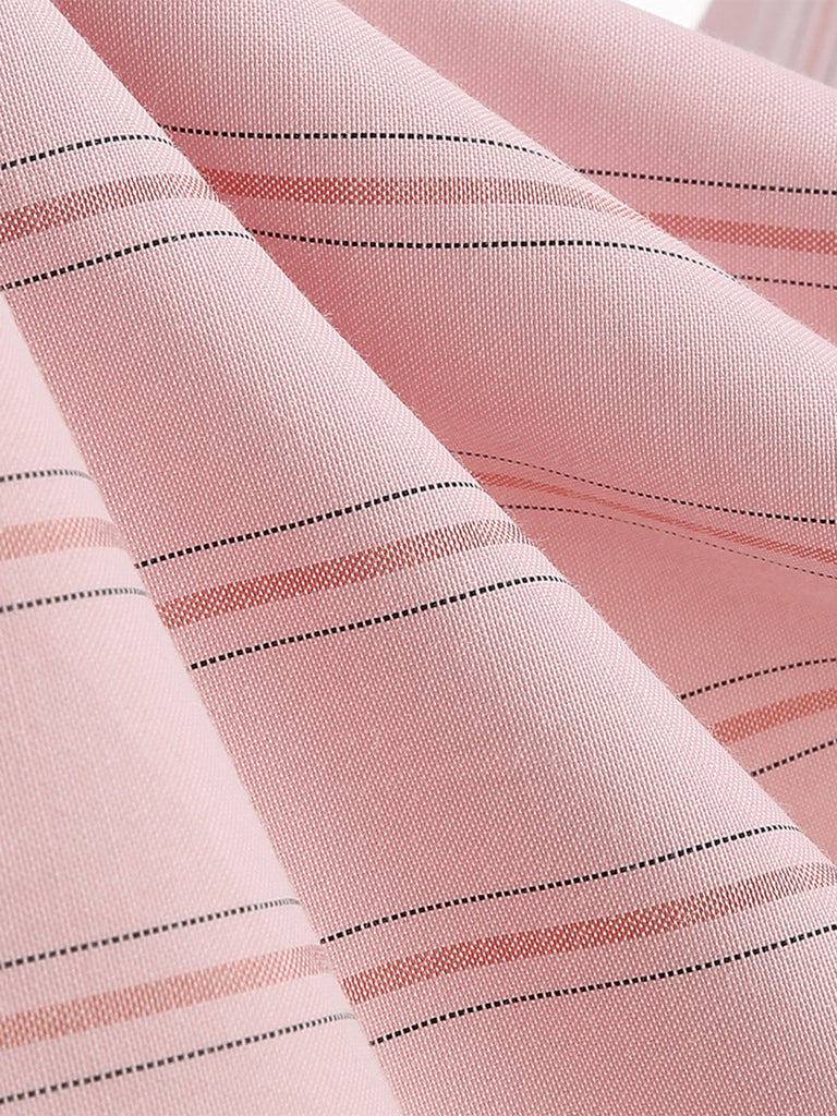 50er Kleid mit Neckholder und Streifen