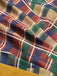 Braunes 60er Bleistiftkleid mit Karomuster
