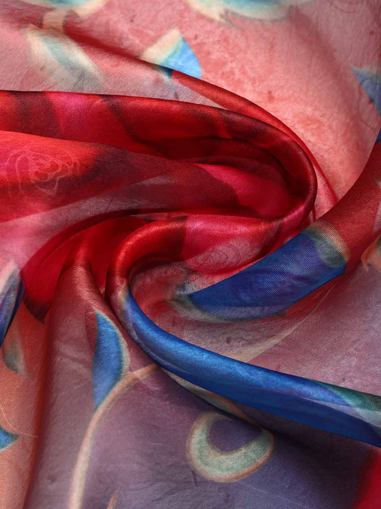Mehrfarbiges 30er Netzkleid mit V-Ausschnitt und Neckholder