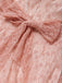 [Vorverkauf] Rosa 40er Korsett-Kleid mit Spaghettiträger und Herzausschnitt