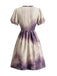 50er Halloween Kleid mit Puffärmel und Batik