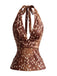 80er mit Polka-Dots und Neckholder-Top