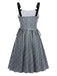 50er Kleid mit Hohe Taille und Schnürung