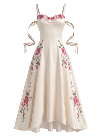 [Pre-Sale] White 1950s Floral Vintage Classic Top 2