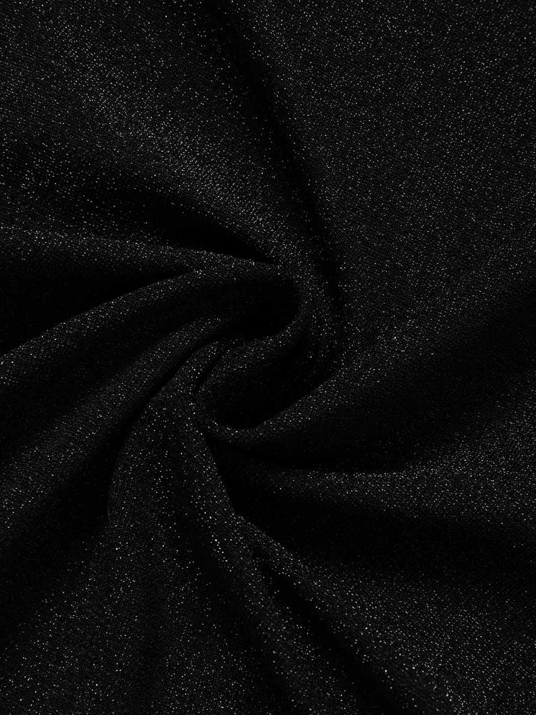 20er schulterfreies Maxikleid mit Pailletten