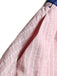 Rosa & Blaues 50er Kleid mit Reverskragen und Streifen
