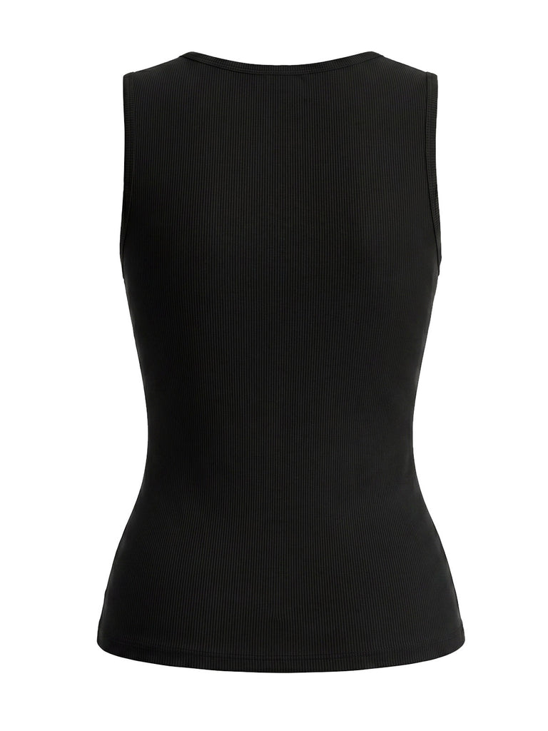 Schwarz-Elfenbein 50er Set mit Top und Rock