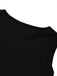 Schwarz-Elfenbein 50er Set mit Top und Rock
