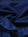 [Vorverkauf] Dunkelblauer 70er Jeans-Romper mit Rundhals und Rüschen