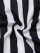50er Beetlejuice-inspiriertes Bodysuit-Kostüm mit Streifen
