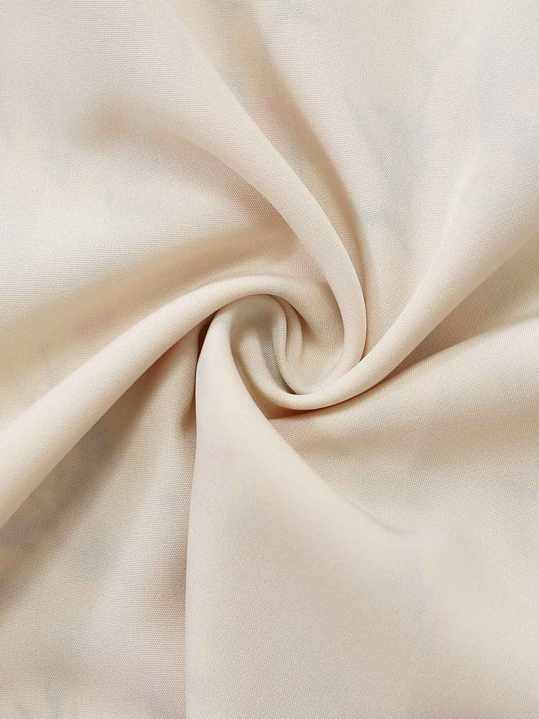 Beiges 70er Midikleid mit Ditsy-Blumen und Spaghettiträgern