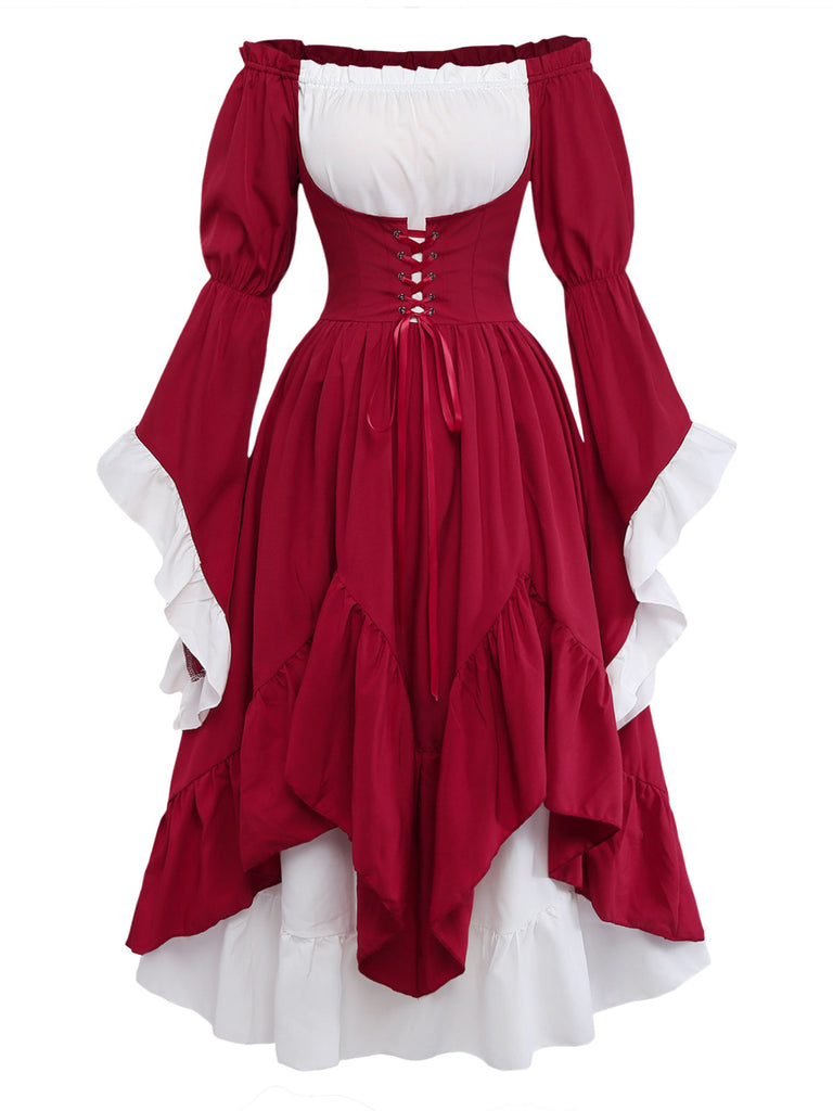 Red 1930s Vintage Classic Dress 2