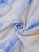 30er schulterfreies Maxikleid mit Blumen und Rüschen