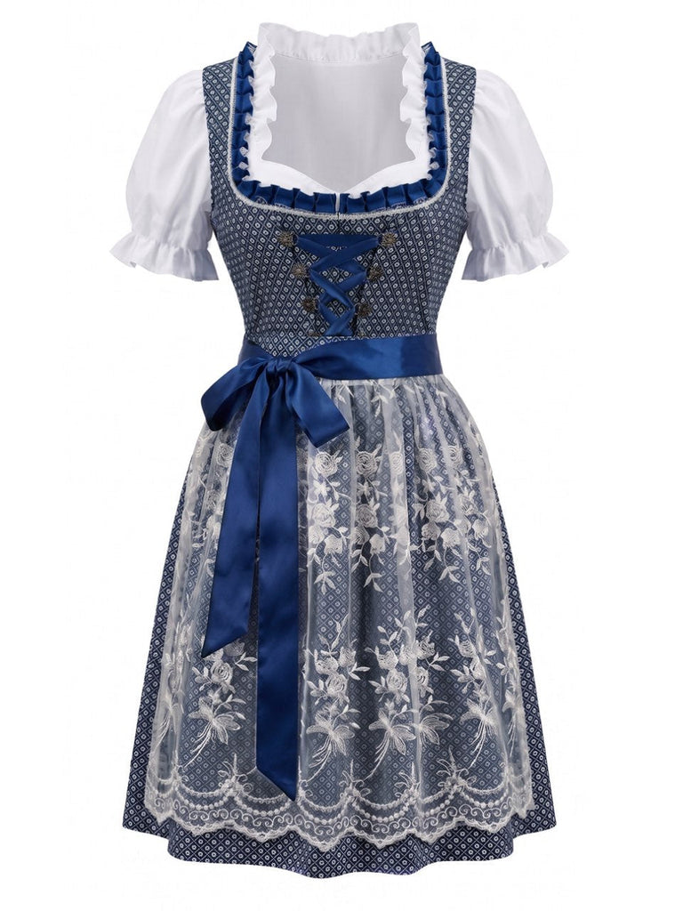 1950s Square Neck Two Piece Set
