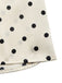 Beige 40er Kleid mit Polka-Dots und Schleife