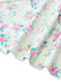 Grünes 50er Kleid mit Streublumen und Puffärmel