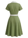 1950s Patchwork Vintage Classic Dress 6