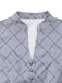 Graues 50er Kleid mit Print und Geometrisch