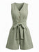 1950s V Neck Vintage Classic Jumpsuit 4