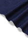 Dunkelblaues 50er Jacquard-Kleid mit Eckiger Ausschnitt und Samt