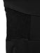 Schwarzer 50er Jumpsuit mit Spitzen-Taille und Cut-out