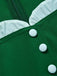 Grün-Blaues 50er Dirndl Set mit Puffärmeln