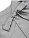 60er Set mit Bleistiftkleid und Schleifen-Cape