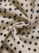 30er Rock mit Polka-Dots und Farbblock