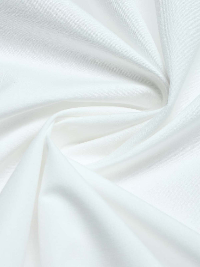 Weißes 50er Kleid mit Eckiger Ausschnitt und Schleife