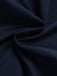 Blaue 50er Bluse mit Kurzarm und Reverskragen