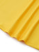 Gelbes 70er Clownkleid mit Pommes-Tasche