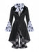 Schwarz 60er Halloween Gothic mit 6pcs und Hatter