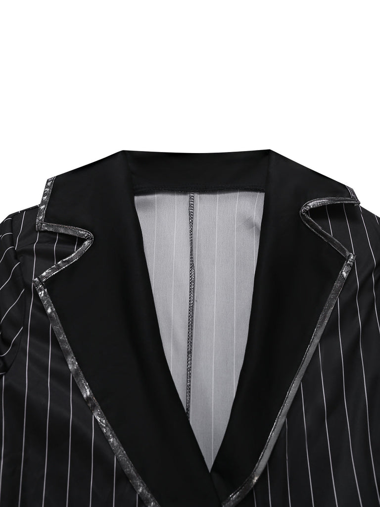 Schwarz 60er Halloween Gothic mit 6pcs und Hatter