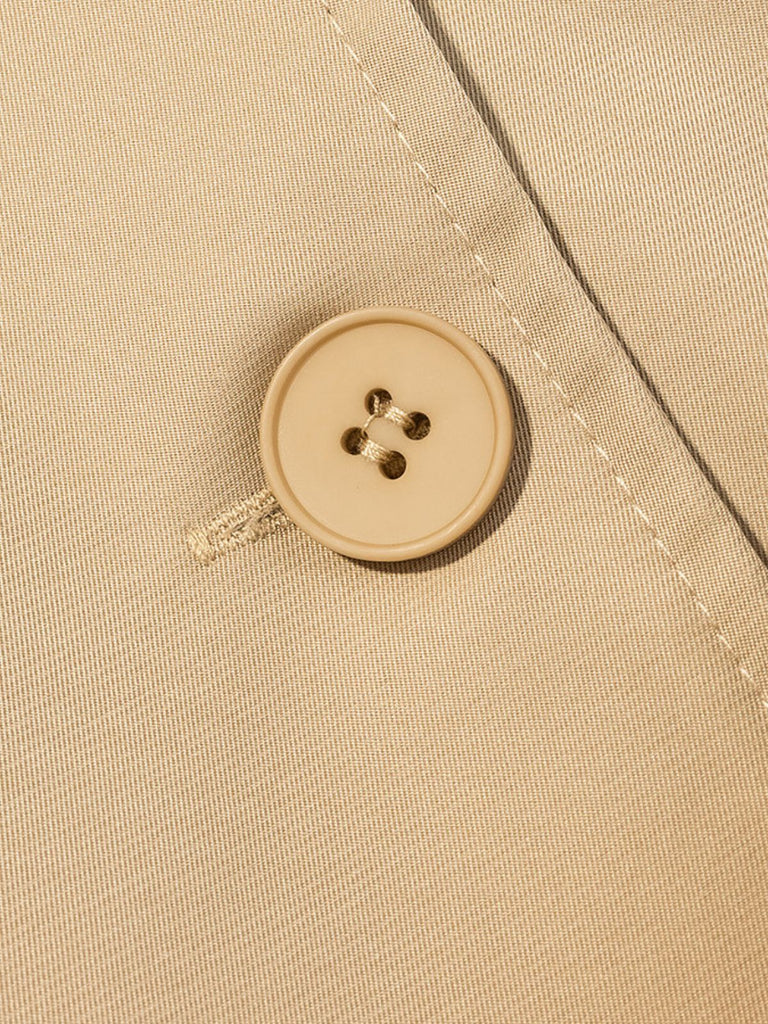 60er Jacke mit Reverskragen und Gürtel