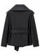 60er Jacke mit Reverskragen und Gürtel