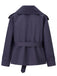 60er Jacke mit Reverskragen und Gürtel