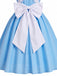 50er Wonderland Kostüm-Set mit Kleid und Schürze